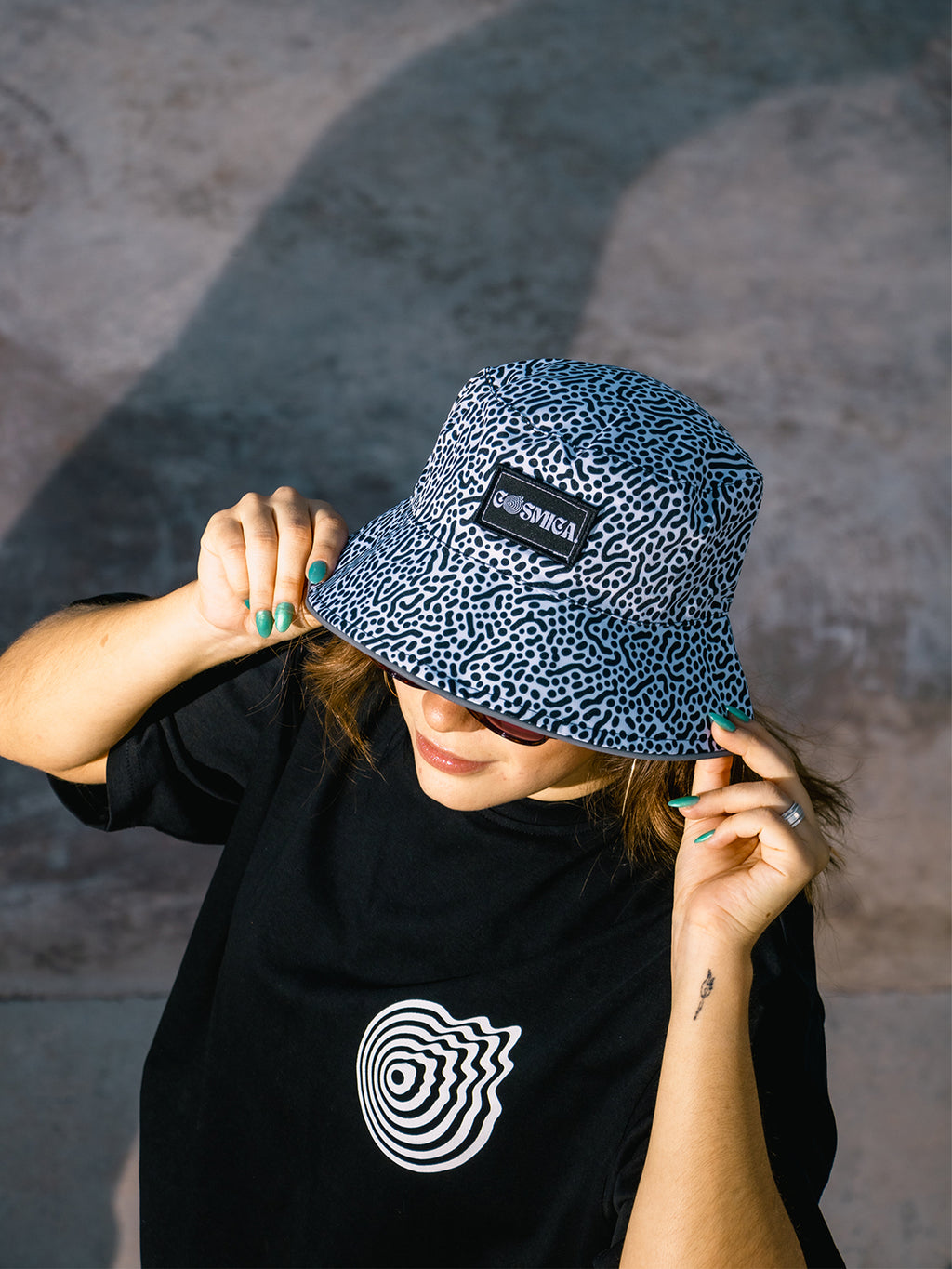 Dots on Dots Bucket Hat