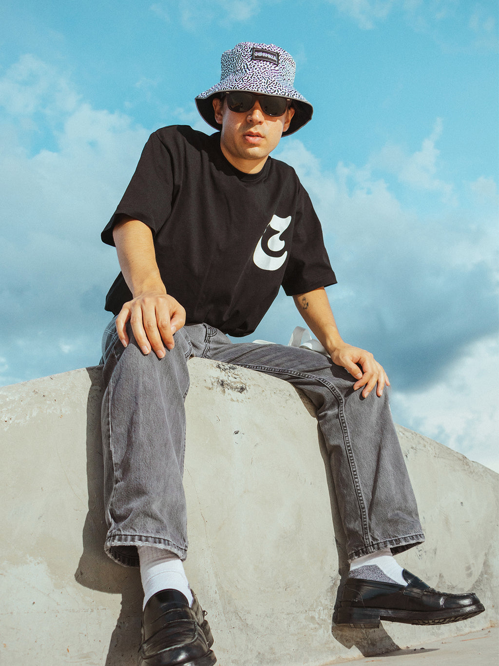 Dots on Dots Bucket Hat