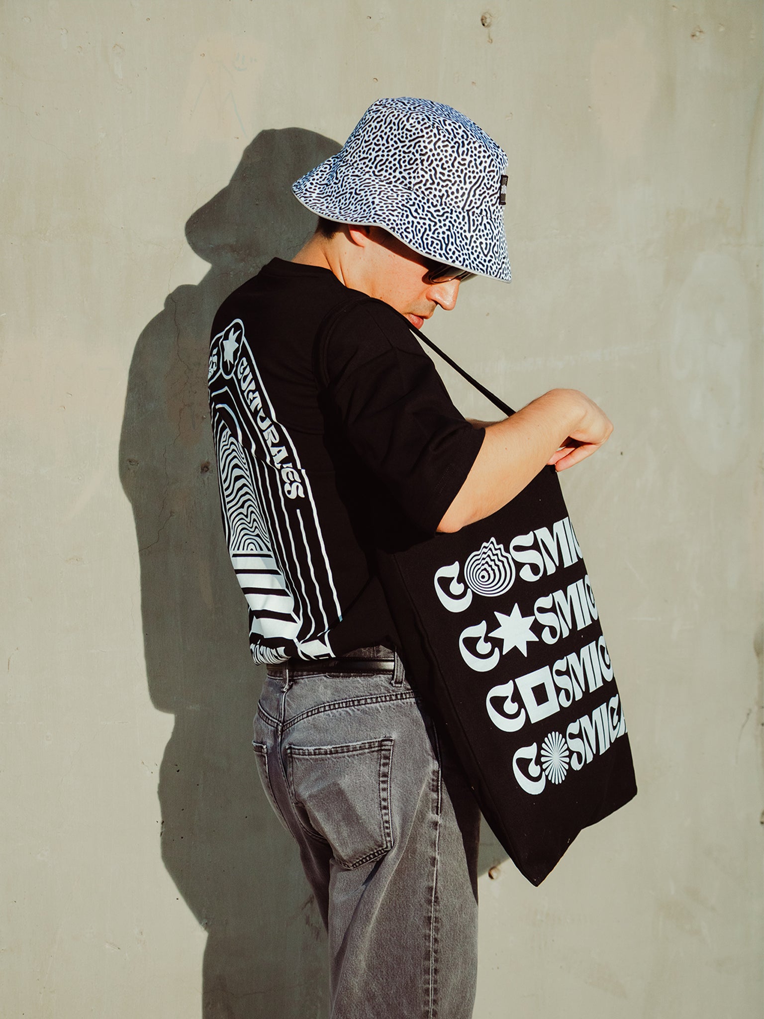 Dots on Dots Bucket Hat